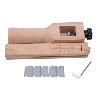 

1 Set Professional Wood Adjustable 2019 Strip and Strap Cutter Craft Tool Leather Hand Cutting Tools DIY Belt Cutting Tools