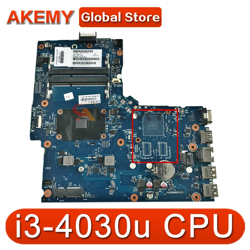 Для HP 350 G1 материнская плата портативного компьютера с SR1EN i3-4030u Процессор 785488-501
