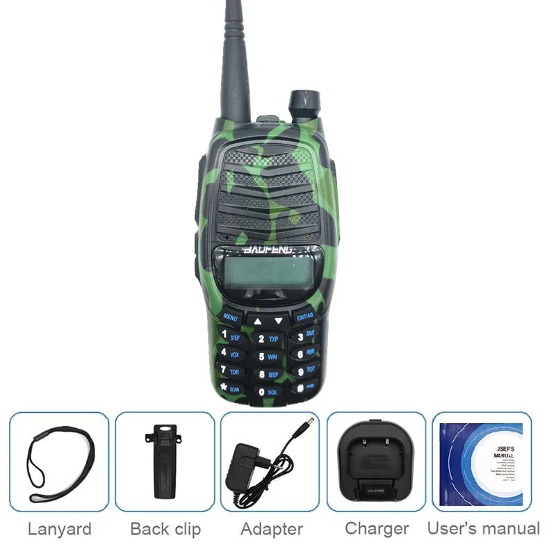 BAOFENG BF-UV990 8 Вт иди и болтай Walkie Talkie “иди и двойной PTT UHF VHF радио, дальность Двухзонный модуль подключения к хосту CB радио станция коротковолновым приемником - Цвет: 1PC BF-UV990