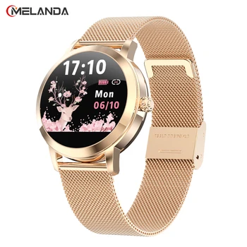 

Fashion Smart Watch Women IP68 Waterproof Smartwatch Multi-sports Fitness Tracker Heart Rate BP Message Sport Bracelet