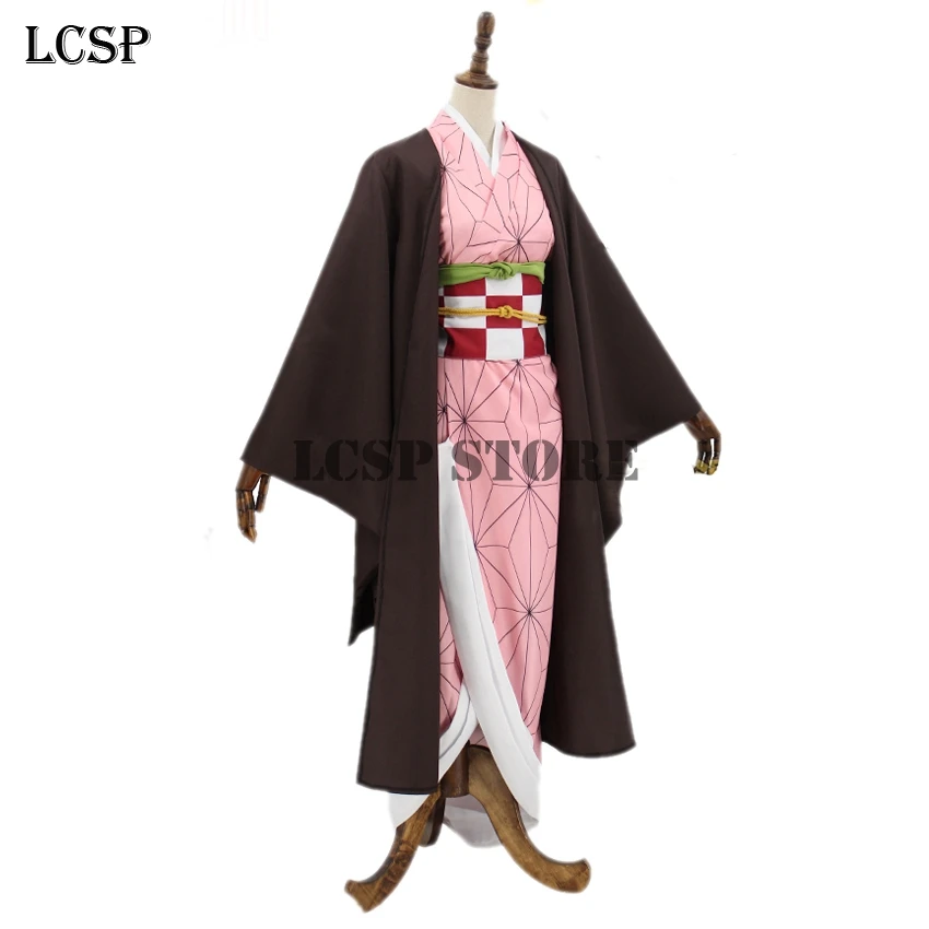 LCSP, убийца демона, Kimetsu no Yaiba Kamado Nezuko Kochou Shinobu Tamayo, костюм для косплея, кимоно японского аниме, одежда для косплея