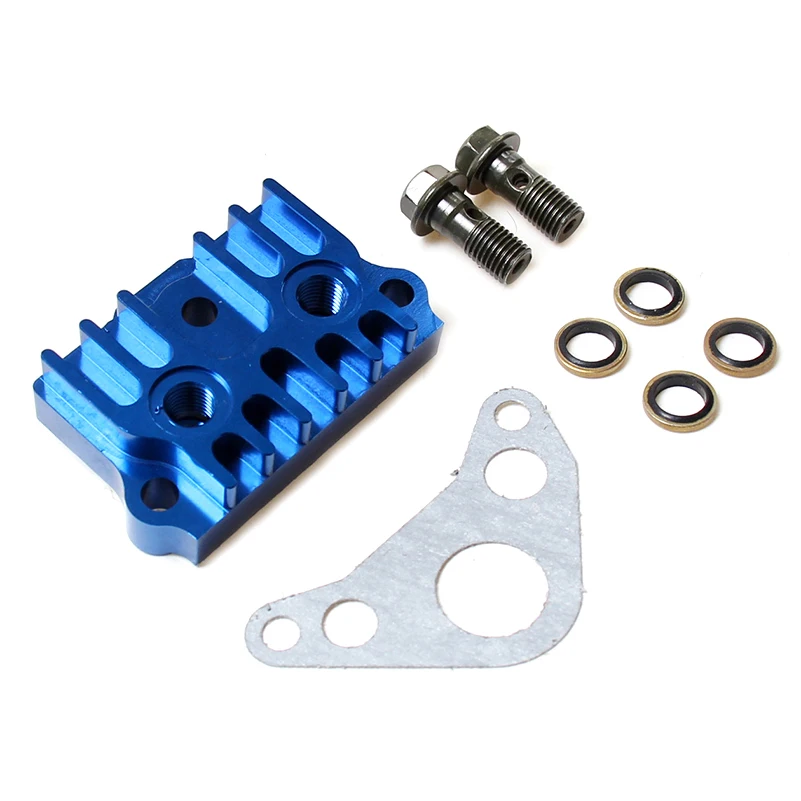 LF/YX 125cc 140cc CNC масляный радиатор горизонтальный цилиндр двигателя крышка для грязи