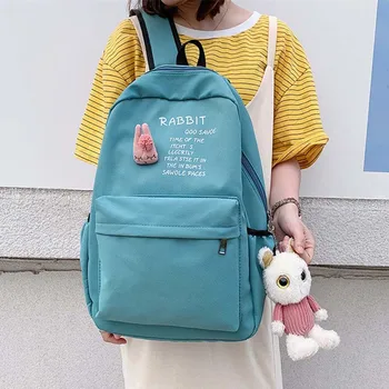 

Ladies School Backpack Korean Style Student Black Vintage Backpacks For Teenage Girls Back Pack Women Rucksack Rucksack