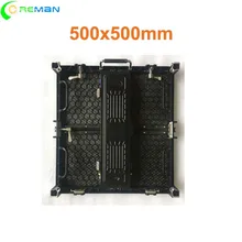 Напольный Крытый P2.976 полноцветный светодиодный шкаф 500x500 мм 8-10 шт с бесплатным футляром полета