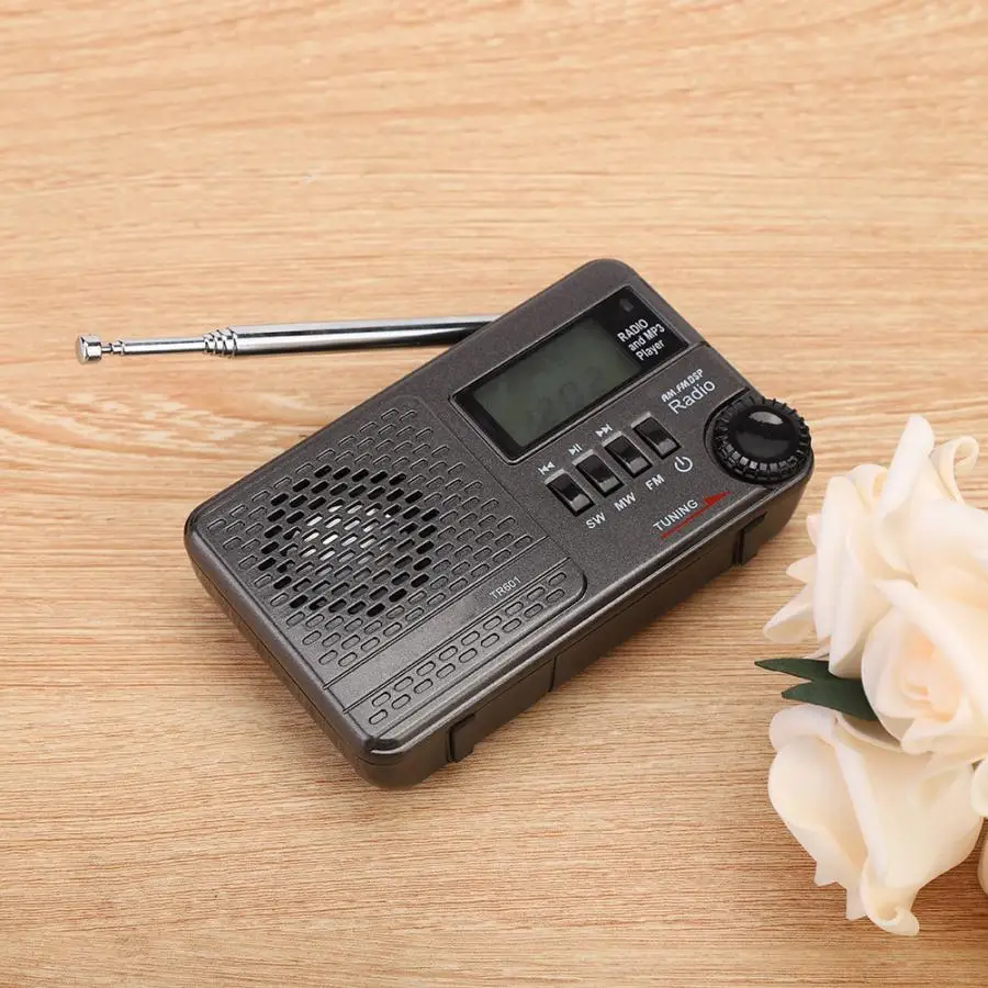 

dab radio Radio All Band Memory Card Plug In Radio Receiver Black Radio Receiver MP3 Player radio speaker