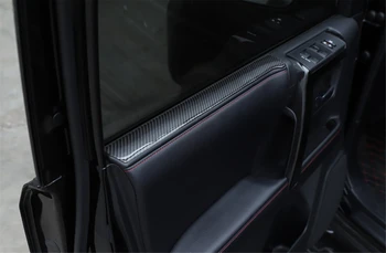 

Carbon Fiber 4pcs Car Window Decorative Cover Trim Sticker for Toyota 4Runner 2010+ Stylish Car Accessories Interior Decoration