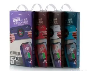 Wireless charging mobile power 10000 mA automatic power off dual usb intelligent fast charge