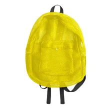 Прозрачный сетчатый рюкзак с мягкими плечевыми ремнями прочный легкий Поход Кемпинг Спорт на открытом воздухе сумка