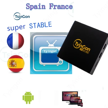 

TyinGon Android tv smart Box support Spain IPTV support France