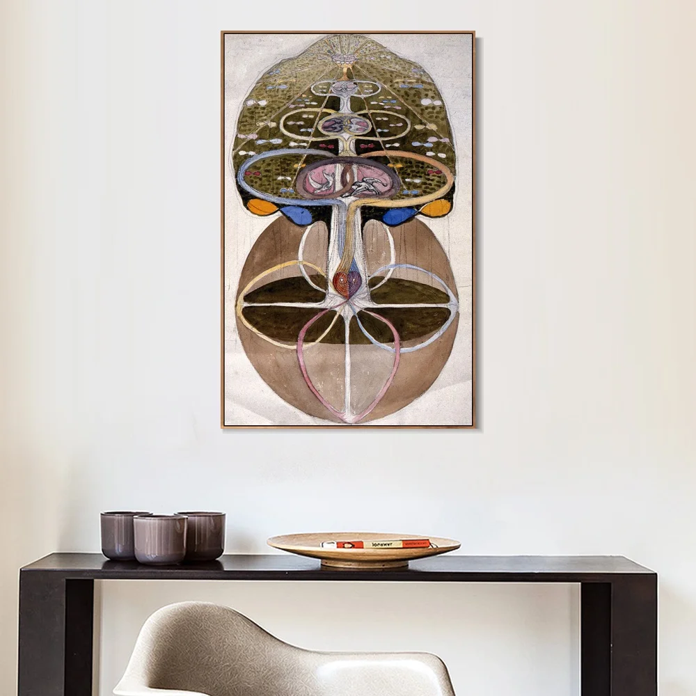 No_date Untitled_05 от Hilma Af Klint картина маслом на холсте плакаты и принты настенные