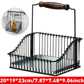 

Steel Storage Bin Under Shelf Wire Rack Cabinet Basket Kitchen Organizer Cupboard Home Supplies Finishing Organizer Basket