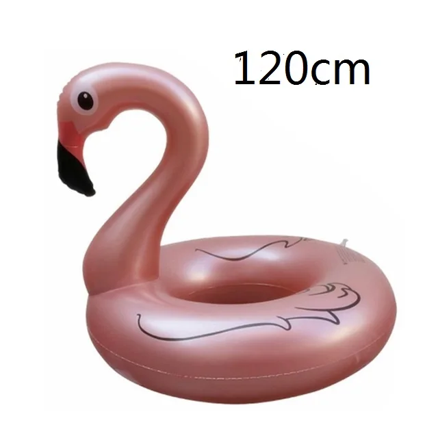 Pink Inflatable Flamingo Pool Float Swim Ring Pool Inflatable Pool Toys Boias Piscina Inflatables Pool Party Boias Piscine Bouee - Цвет: 120cm