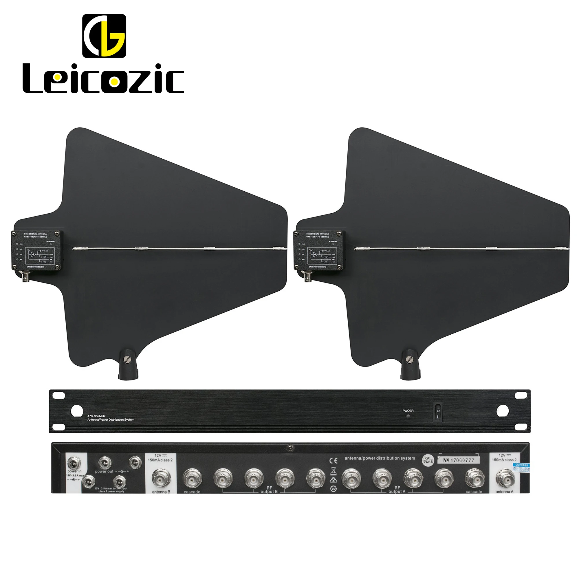 Новая активная направленная антенна leicosic UA844 /UA874 5 канальная UHF система