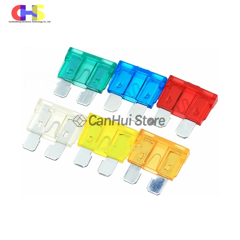 Fuses Car 10a 15a 20a 30a 40a 5a Car Fuse Medium 100pcs Auto