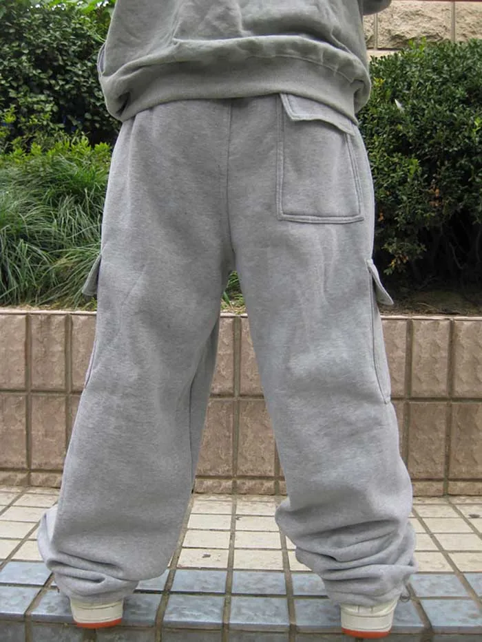 primavera inverno tamanho grande hip hop joggers harém sweatpants solto baggy perna larga velo calças casuais cintura elástica