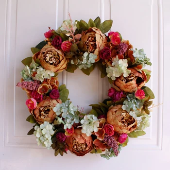 

Creative Artificial Flower Artificial Wreaths Peony Flower Garden Garland