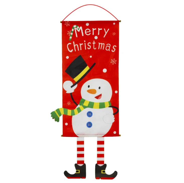 Christmas Snowman Рождественская витрина декоративная фотография Реквизит спальня комната Висячие настенные украшения магазин витрина Ресторан Кофейня Decora - Цвет: Christmas Snowman