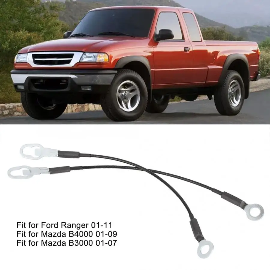 

Truck Tailgate Tail Gate Cables Car Trunk Lid Pickup Fit for Ford Ranger 2001 2002 2003 2004 2005 2006 2007 2008 2009 2010 2011