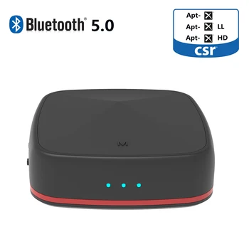 

For TV PC Portable APTX Aux ABS Bluetooth Audio Adapter Receiver Transmitter HD Mini Home Sound System Fiber Optic Music