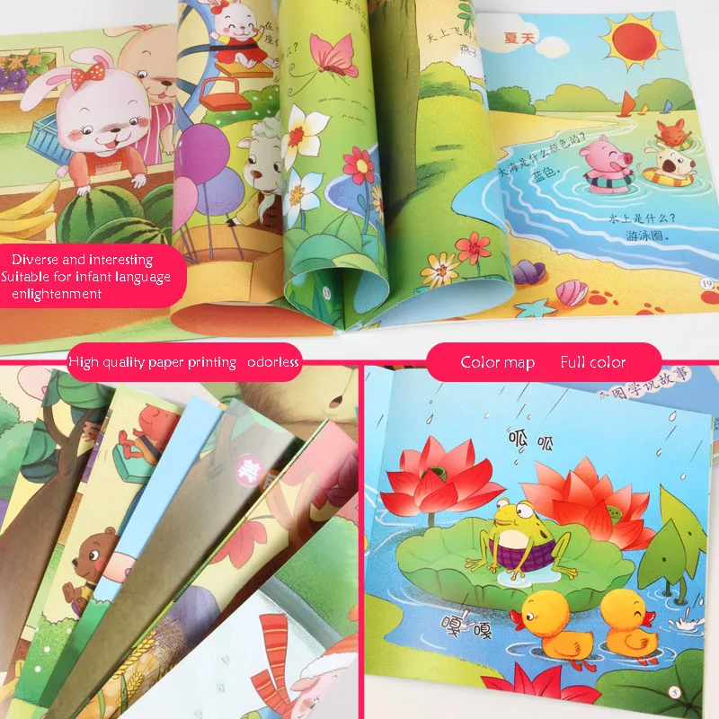 10 Volumes/Baby Learning Enlightenment Books 1-3 Years Old Children Cognitive Reading Puzzle Early Education Books Picture Book 10 Volumes/Baby Learning Enlightenment Books 1-3 Years Old Children Cognitive Reading Puzzle Early Education Books Picture Book