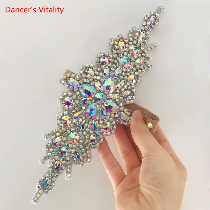 Accesorios de pie para danza del vientre, tobillera con diamantes de gama alta, accesorios de rendimiento de temperamento para y mujeres, Baile Oriental _ - AliExpress Mobile