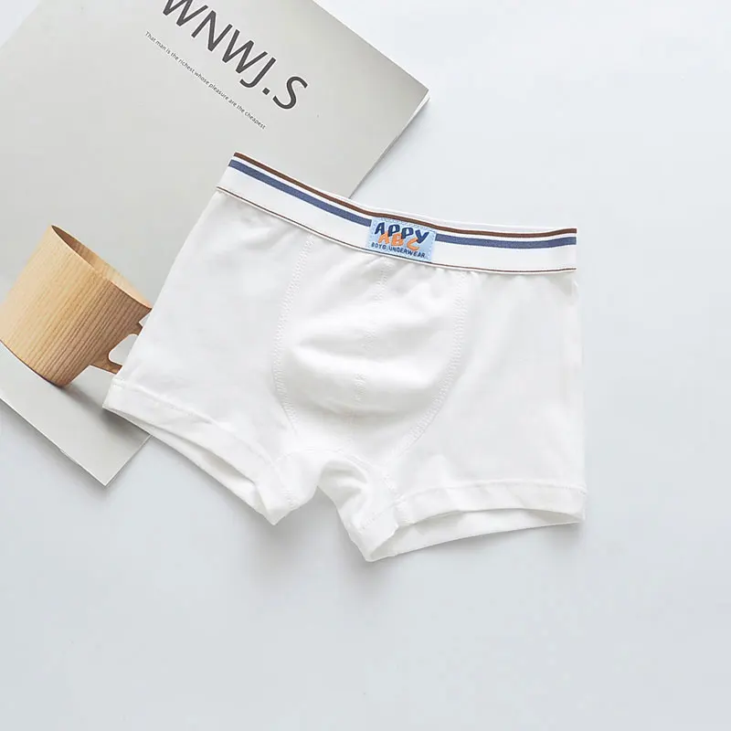 5 шт./партия, нижнее белье для мальчиков детские трусики хлопковые трусы-боксеры для мальчиков детские трусики детское нижнее белье для детей от 2 до 16 лет, BU012