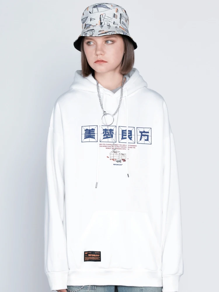 OSCN7 High Street печати флисовая толстовка женщина осень уличная плюс бархатные толстовки оверсайз женщины 8081A