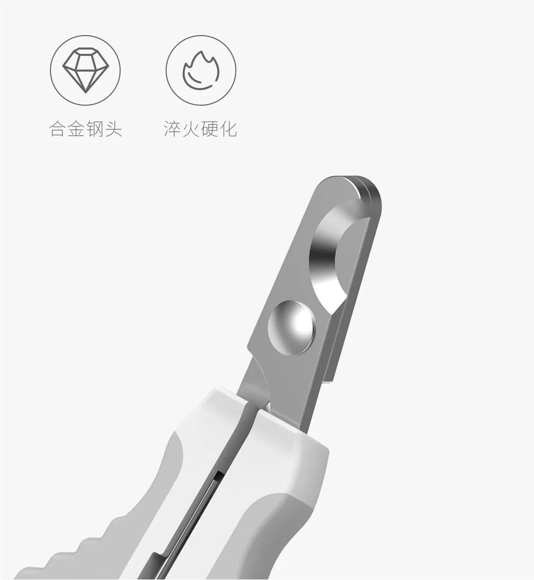 Xiaomi Mijia Pet косая машинка для стрижки ногтей из нержавеющей стали с замком уход за косой кошкой ножницы для ногтей кусачки для ногтей товары для домашних животных