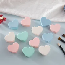 4 шт./компл. в форме сердца мягкие волшебный уход за кожей лица губки косметический слойка Очищающая губка для мытья лица инструменты для макияжа