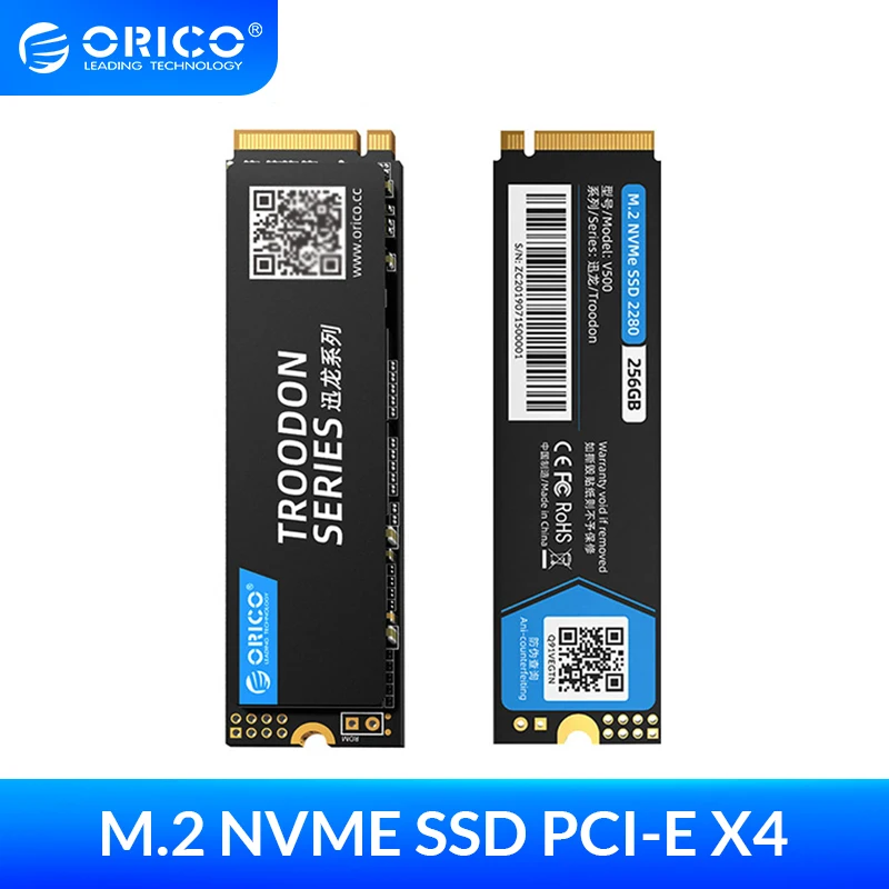 ORICO M.2 NVME SSD 128 ГБ 256 512 1 ТБ M2 PCIe 2280 мм Внутренний твердотельный жесткий диск для