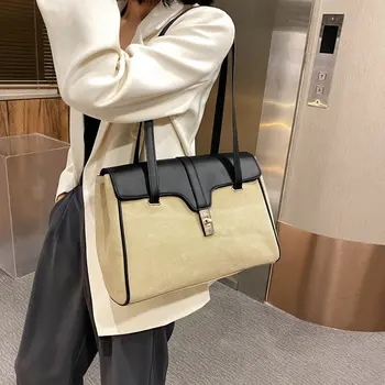 

New Fashion All-match Lady Shoulder Bag Designer Design High Quality Nylon Fabric Lady Diagonal Bag Double Color Matching