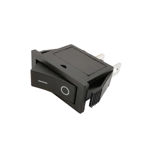 Ship Type Rocker Switch KCD3 30x13mm ON-OFF Rocker Switch 6A 250V 10A 125V AC Power Boat Rocker Switch Black New 1