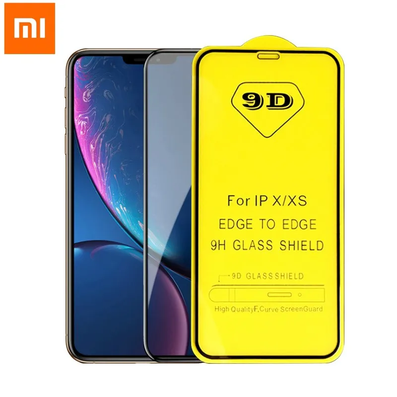 

New 9 D Full Cover Tempered Glass Xiaomi Redmi Note 7 Screen Protector Mi Note10 Lite 9SE 9T Pro 9 Lite 9 A3 Redmi 9A Plus Film