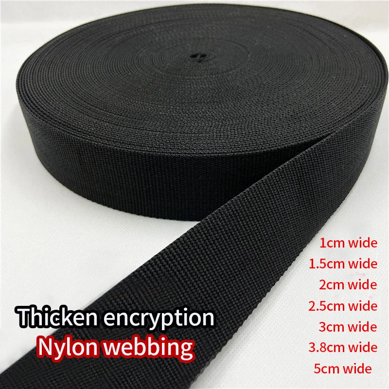 Nylon Strap with Double Bead Pattern Encrypted Polypropylene Belt Wear-Resistant PP Belt 2mm Thick 900D Webbing Binding Belt nylon webbing nylon webbing tape polypropylene webbing tape