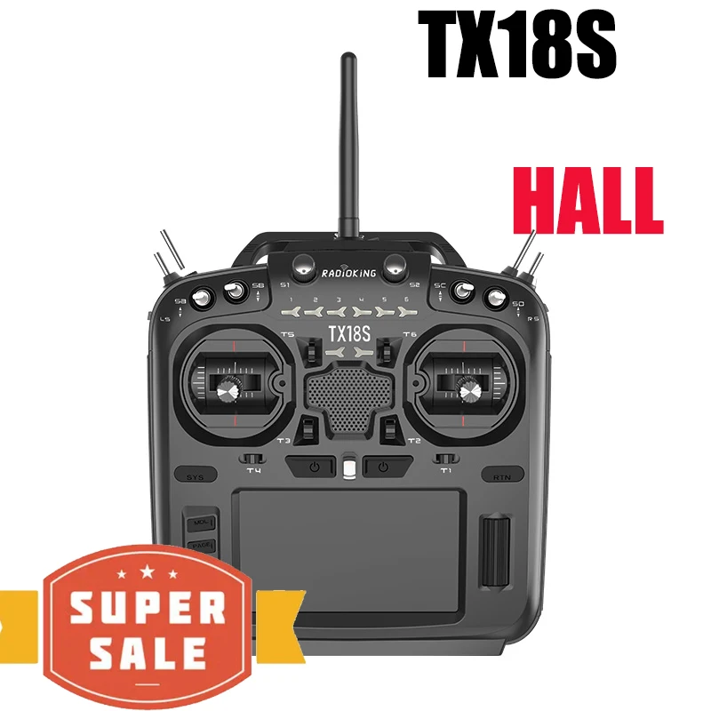 RC รุ่น RadioKing TX18S เซ็นเซอร์ Hall Gimbals 2.4G 16CH Multi Protocol ...