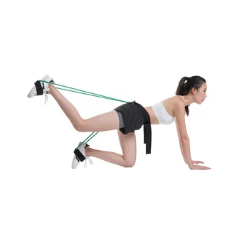 

Fitness Booty Bands Set Resistance Bands for Butt Legs Muscle Training Adjust Waist Belt Elastic Bands Pedal Exerciser Workout