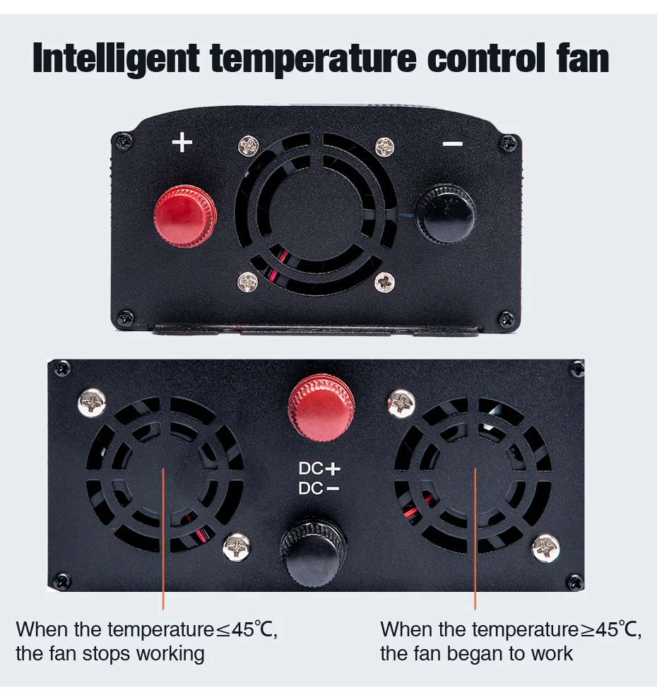 12 V/24 V 220V 2000/3000/4000W инвертор с чистым синусом Мощность инвертор Напряжение трансформатор DC12V к переменному току 220V преобразователь+ 2 светодиодный Дисплей