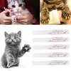 5Pcs Pet Dog Cat Nail Protector Claw Paws Covers Gel Adhesive Glue 2