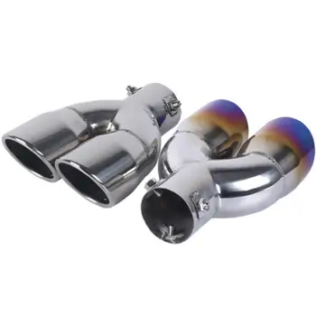 

Fit For Nissan X-trail T32 304 Stainless Steel Rear Exhaust Muffler Tail pipe Tip Trim 2014 2015 2017 2018 2019 Car Accessory fa