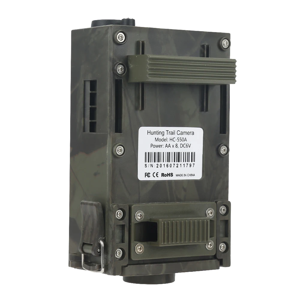 HC550A HD Охота Trail Камера 16MP Сенсор 48 светодиодных индикаторов IR 120 ° FOV Водонепроницаемый CMOS 2-дюймовый ЖК-дисплей 48 светодиодных индикаторов IR наружный ИК датчик Камера