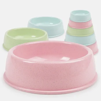 

2020 Portable Cat Feeding Bowls Round Dog Puppy Food Drinker Feeder Dishes Bowel Easy To Clean Kitten Pet Supplies Dropshipping