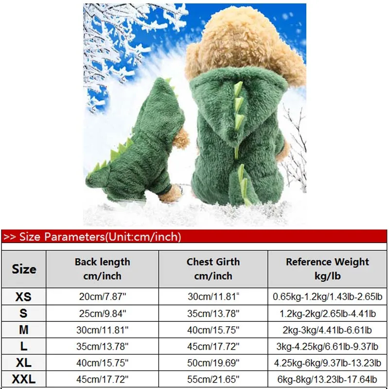 Мягкий флисовый зимний комбинезон для собаки, трансформированная Одежда для собак, милая толстовка с капюшоном с изображением животных из мультфильмов, пальто для домашних животных, пижама для маленьких и средних собак 15 - Цвет: Зеленый