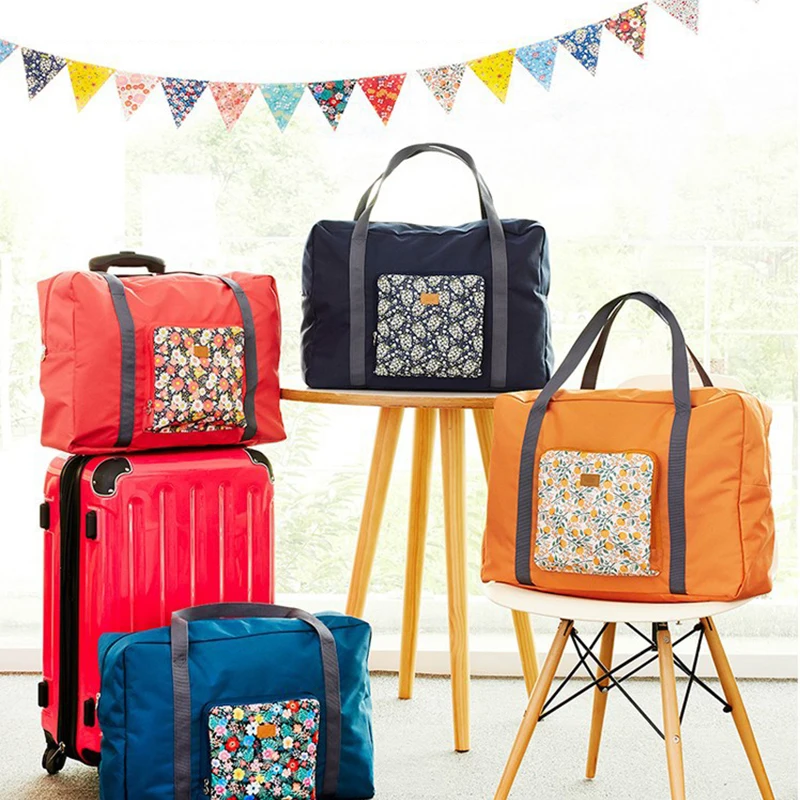 Large Capacity Korea Foldable Waterproof Travel Gym Storage Bag Short-distance Luggage Bag Fitness Travel Bag Shoulder bag