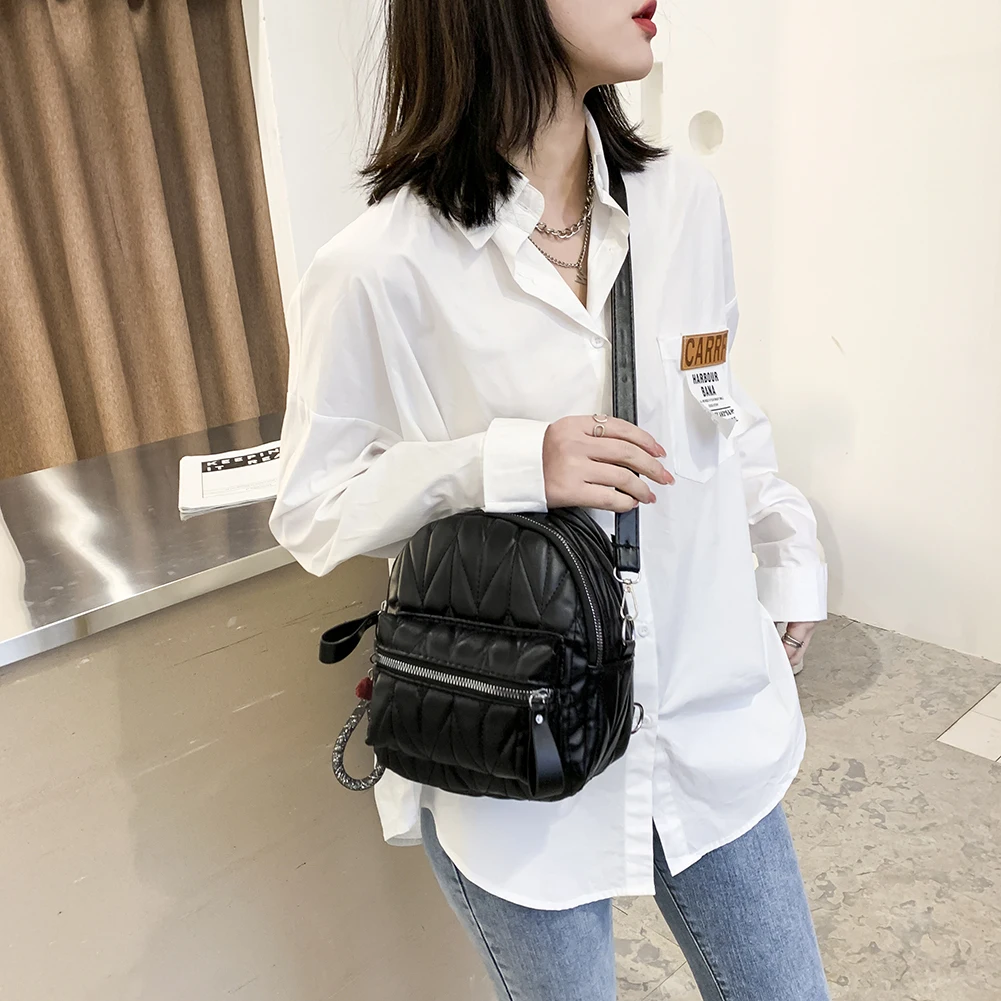 High Quality Fashion Pu Leather Mini Size Women Bag Children School Bags  Backpacks Style Lady Backpack Travel HandBag 1908 From Quanbai66, $33.68