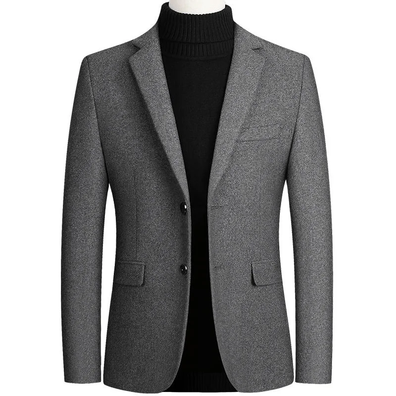 casual wool blazer