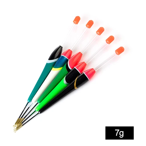 7g FTK 5 шт./лот Баргузинский пихта 3g4g5g6g7g вес поплавок длина 18 см-20,5 см поплавок для ловли карпа - Цвет: 7g