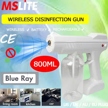 

novedades 2020 pistola sanitizadora wireless sterilizing gun nano disinfectant spary wireless battery gun for car