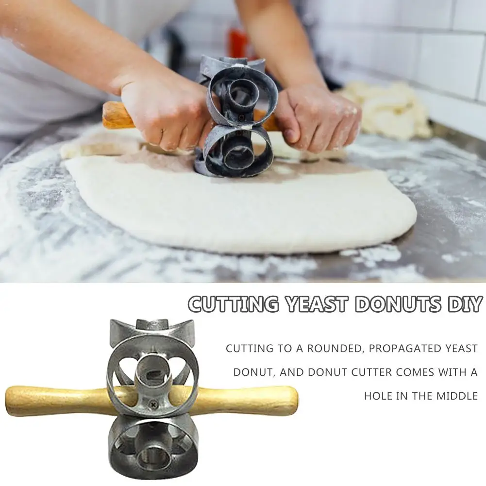 Форма вращающийся нож для пончиков, форма для выпечки теста, металлический ролик для выпечки, кухонные инструменты, широкое применение, простота в использовании, долговечность