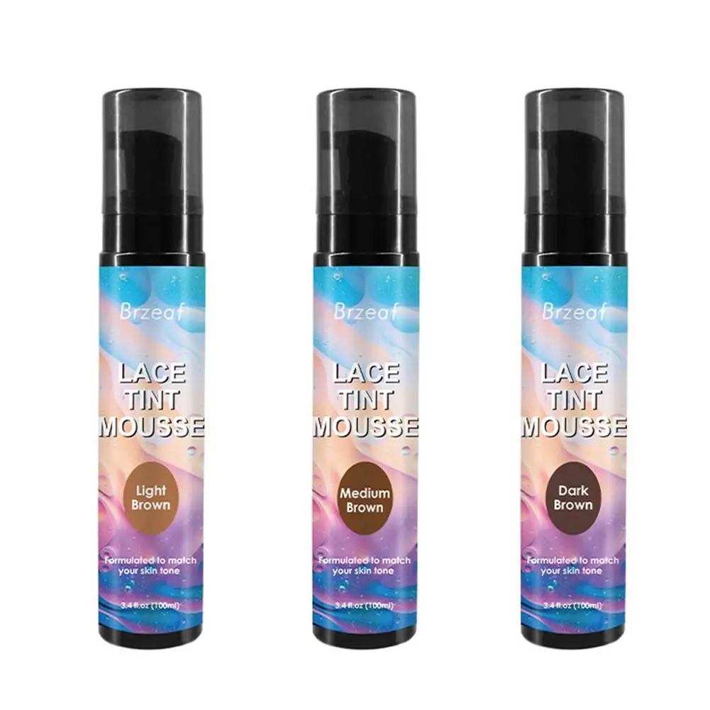 100ml Lace Tint Spray Wig Lace Adhesive Link Mousse Lace Glue Toupee