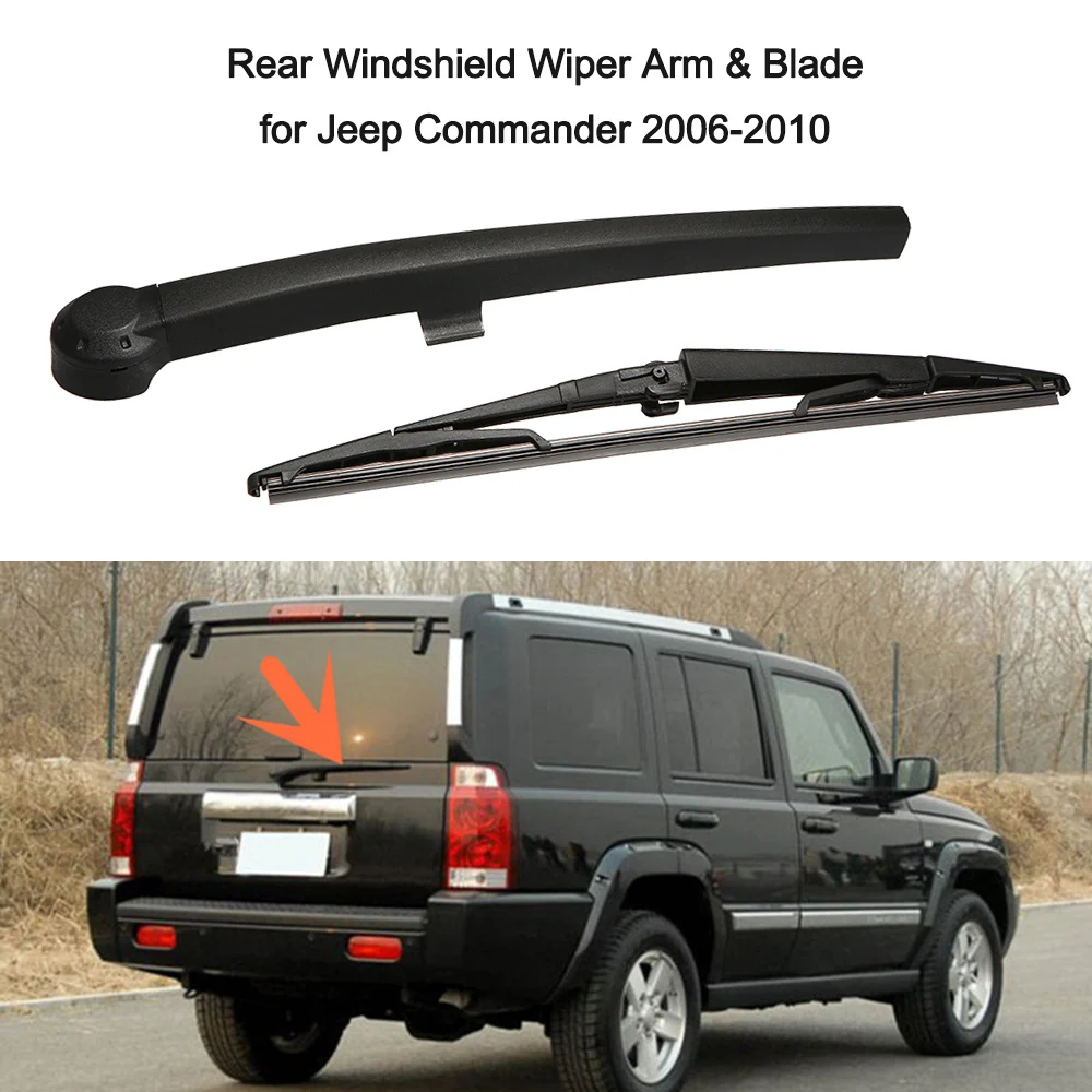 

Rear Windshield Car Vehicle Rear Windshield Wiper Arm Blade Kit for Jeep Commander 2006-2010